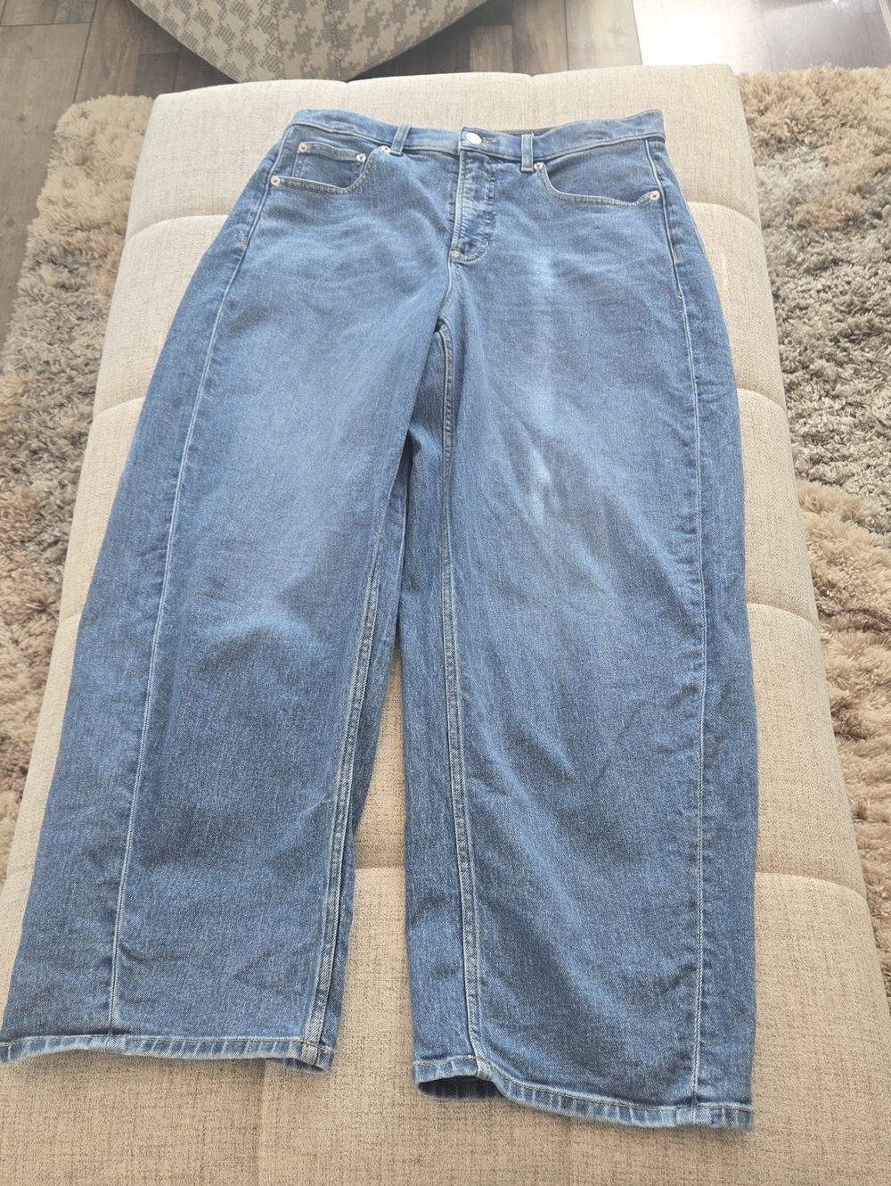 SPANX Barrel Leg Jeans